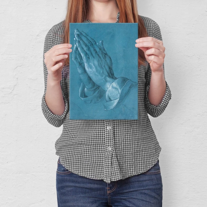 Plakat metalowy Praying hands Durer Prezent