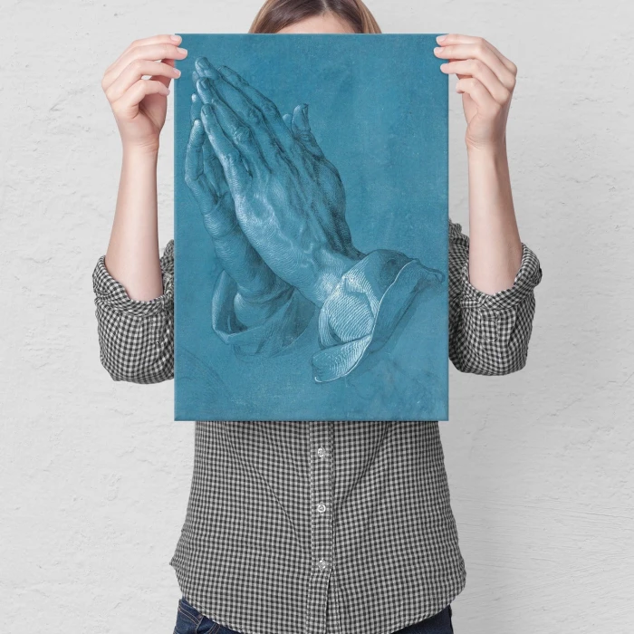 Plakat metalowy Praying hands Durer Prezent
