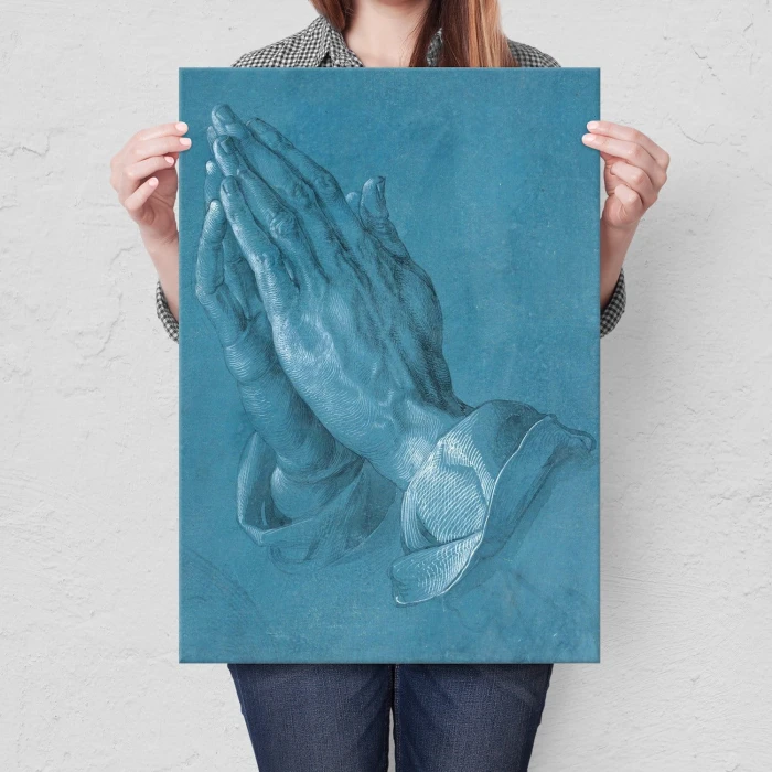 Poster metal Praying hands Durer gift