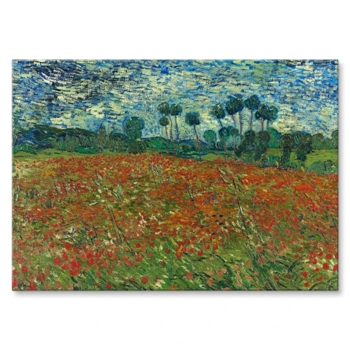Plakat metalowy Poppy field van Gogh Prezent