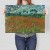 Poster metal Poppy field van Gogh gift