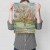 Poster metal Pink peach van Gogh gift