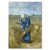 Poster metal Peasant Woman van Gogh gift