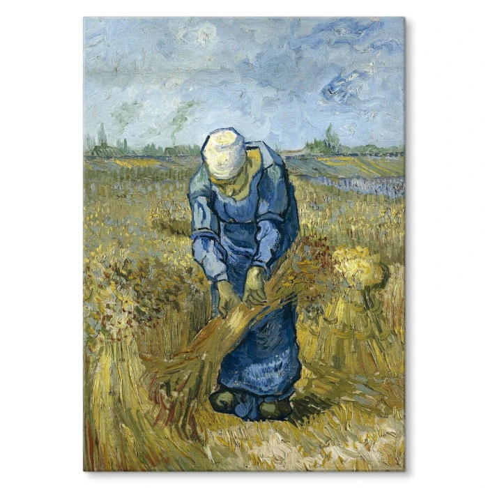 Poster metal Peasant Woman van Gogh gift