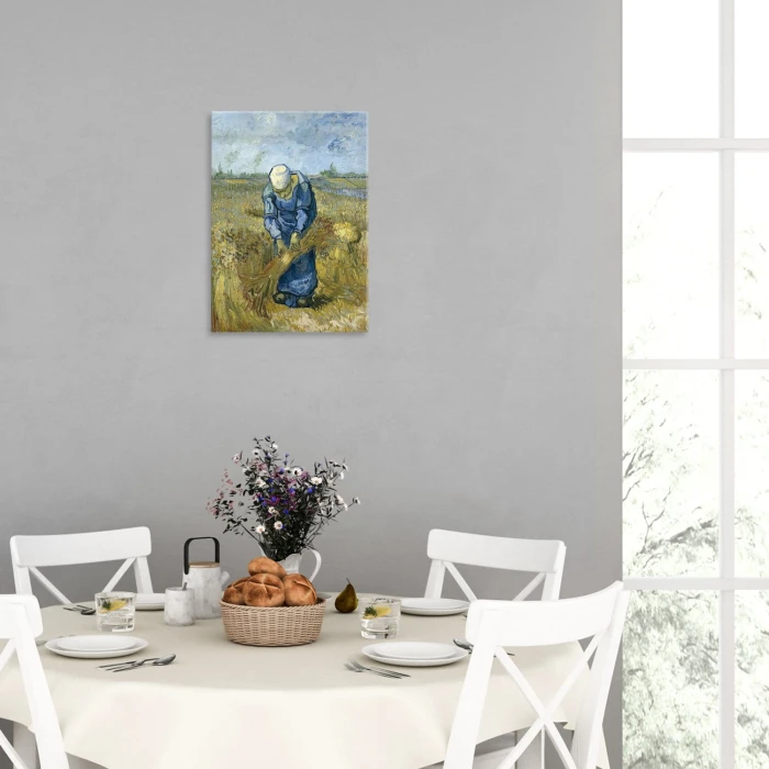 Plakat metalowy Peasant Woman van Gogh Prezent