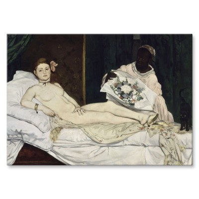 Plakat metalowy Olympia Edouard Manet Prezent