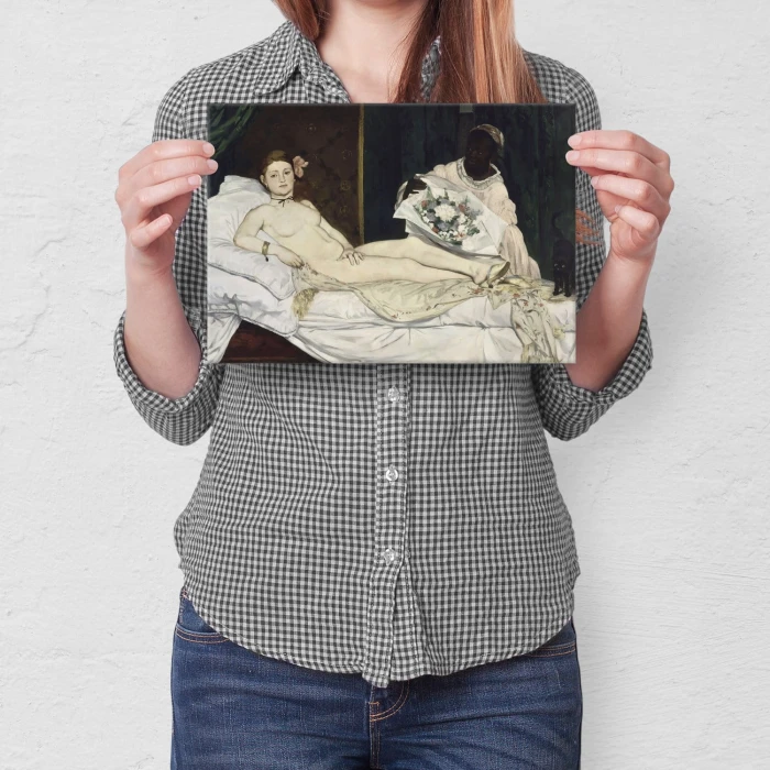 Poster metal Olympia Edouard Manet gift