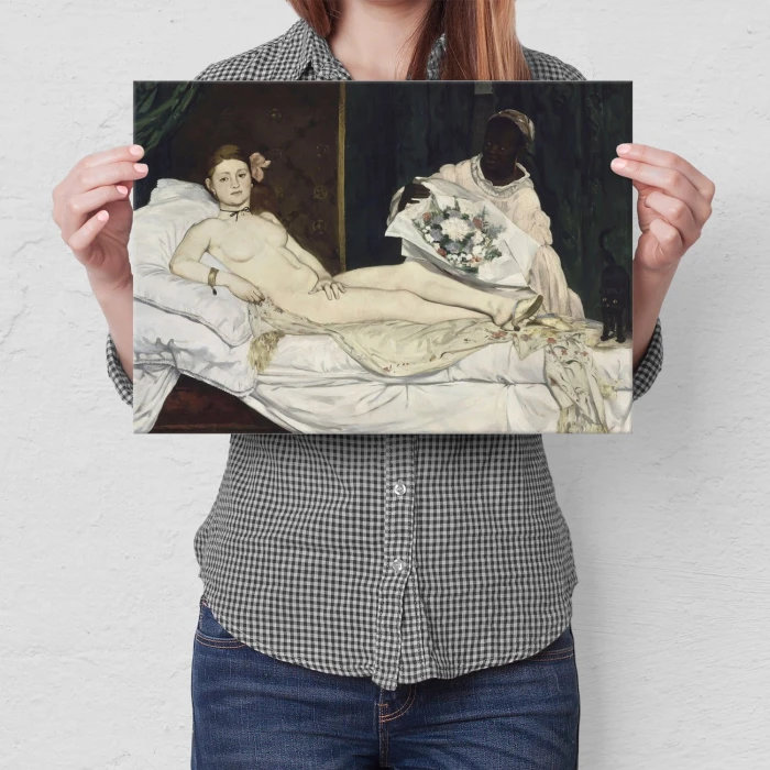 Poster metal Olympia Edouard Manet gift