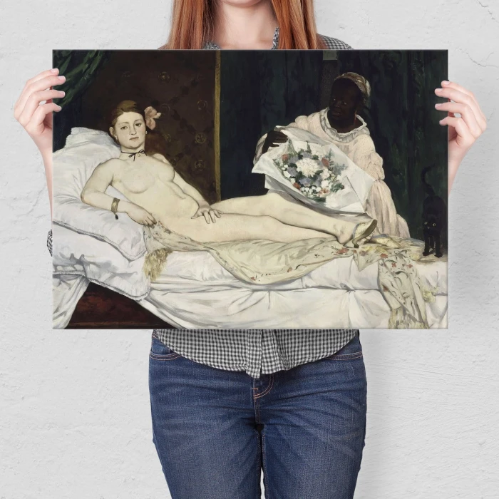 Plakat metalowy Olympia Edouard Manet Prezent