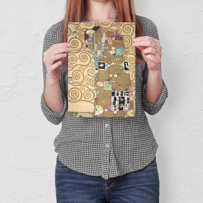 Plakat metalowy Nine Cartoons Klimt Prezent