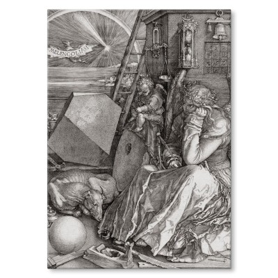 Poster metal Melencolia Albrecht Durer gift