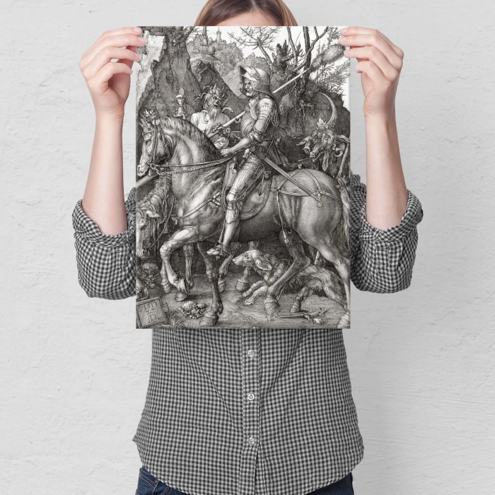 Poster metal Knight death Durer gift