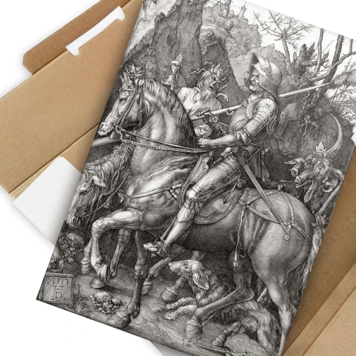 Poster metal Knight death Durer gift