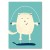 Poster metal jumping cute gift