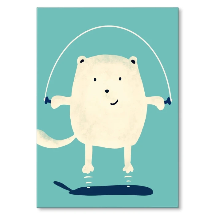Poster metal jumping cute gift