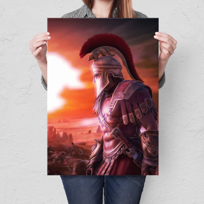 Poster metal ancient warrior gift