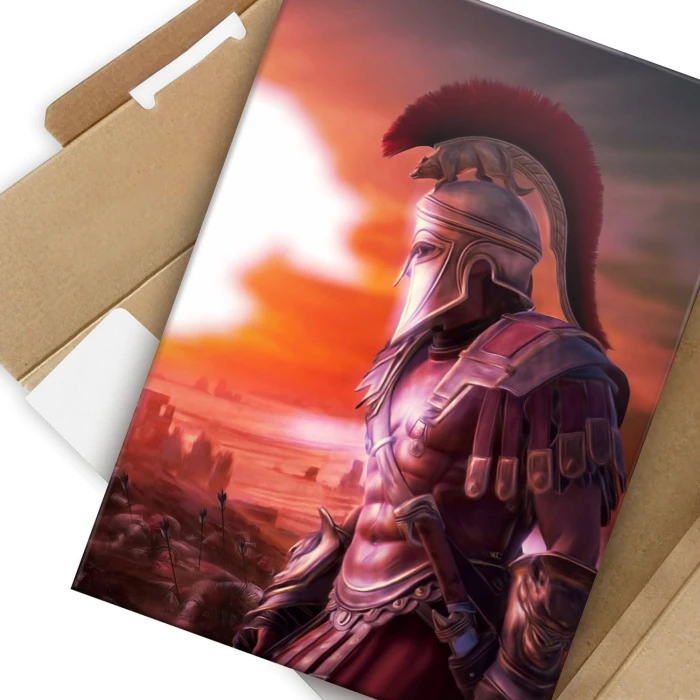 Poster metal ancient warrior gift