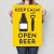 Poster metal open beer gift