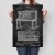 Plakat metalowy Piano instrument Slate Prezent