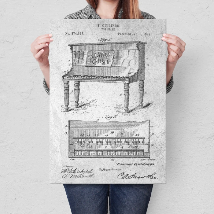 Poster metal Piano instrument Stone gift