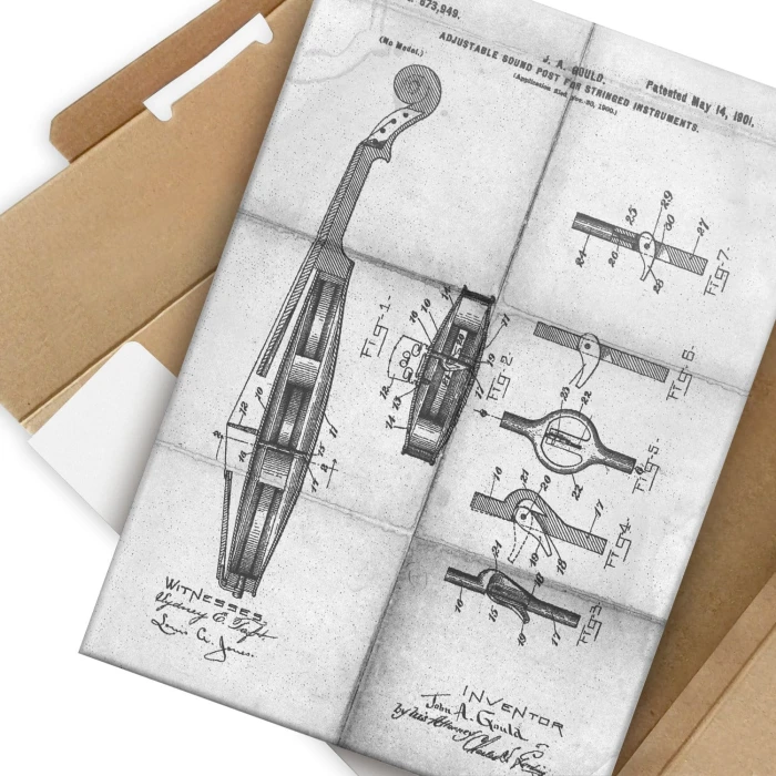 Poster metal Violin Instrument Daily gift