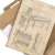 Plakat metalowy Piano construction Retro Prezent