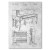 Plakat metalowy Piano construction Stone Prezent