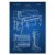 Plakat metalowy Piano construction Tech Prezent