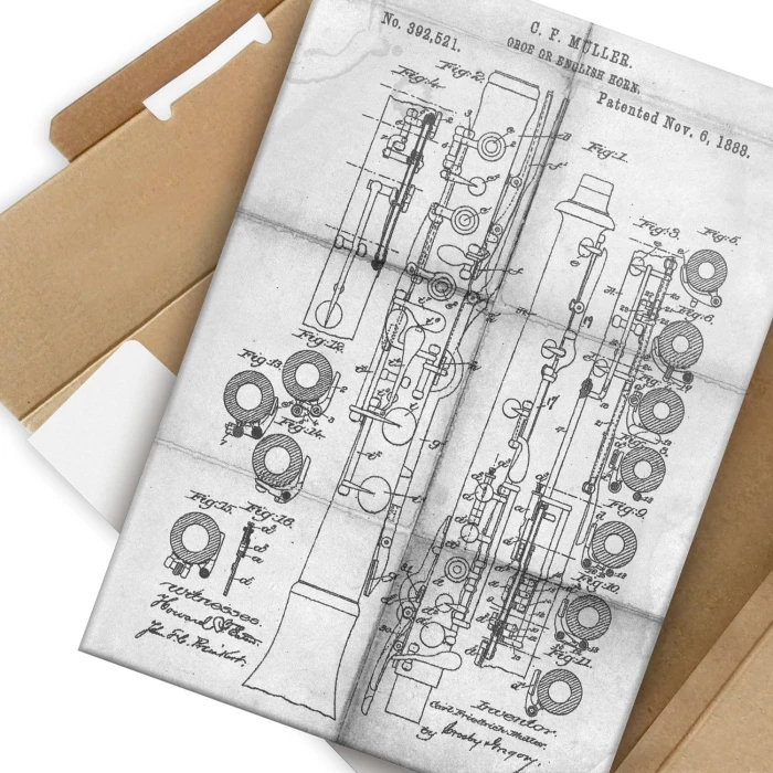 Poster metal Oboe English Horn Daily gift