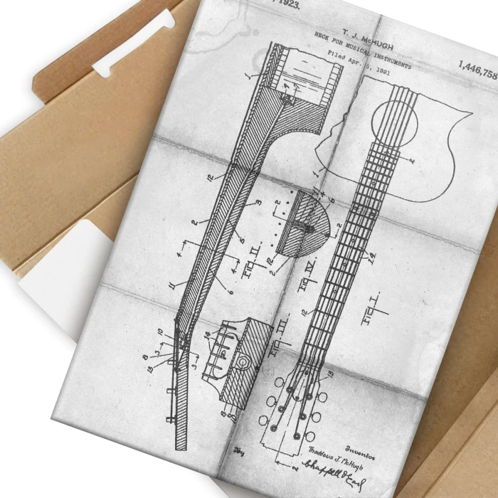 Poster metal Guitar instrument Daily gift