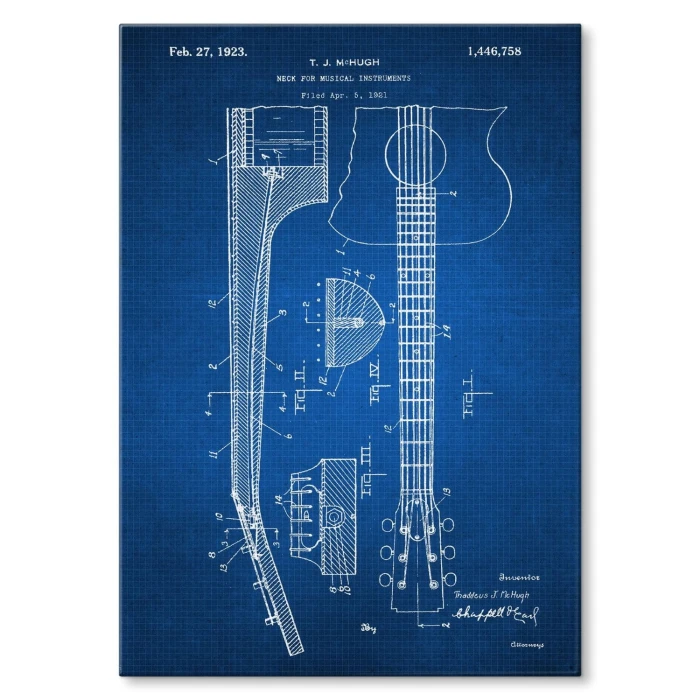 Poster metal Guitar instrument Tech gift