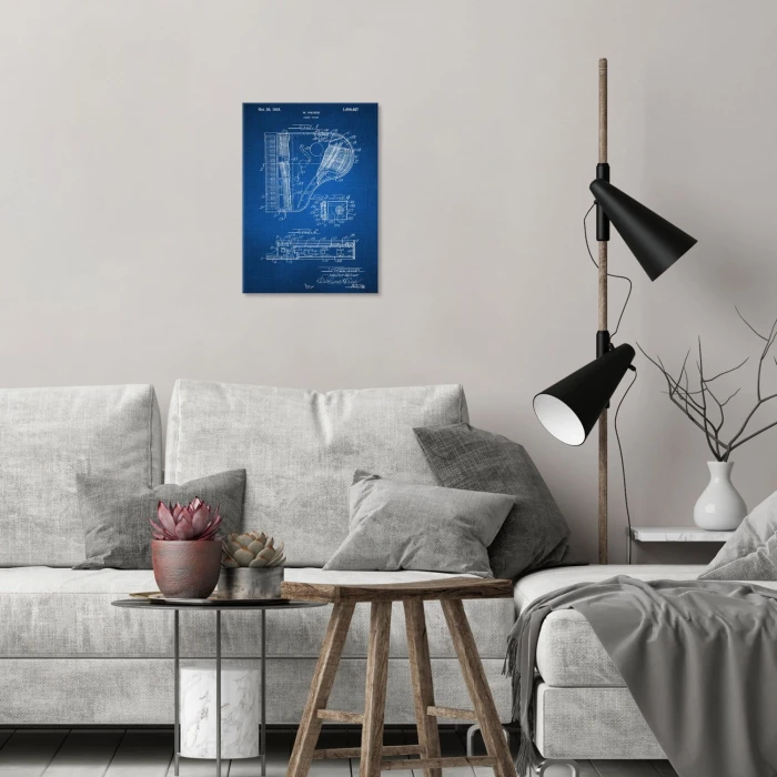 Plakat metalowy Grand Piano Tech Prezent