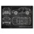 Poster metal Mercedes GLA Slate gift
