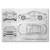 Plakat metalowy Mercedes E Coupe 2020 Stone Prezent