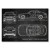 Poster metal Mercedes C AMG Slate gift