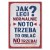 Plakat metalowy Trzeba to oblać Prezent