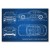 Plakat metalowy Mercedes C AMG Tech Prezent