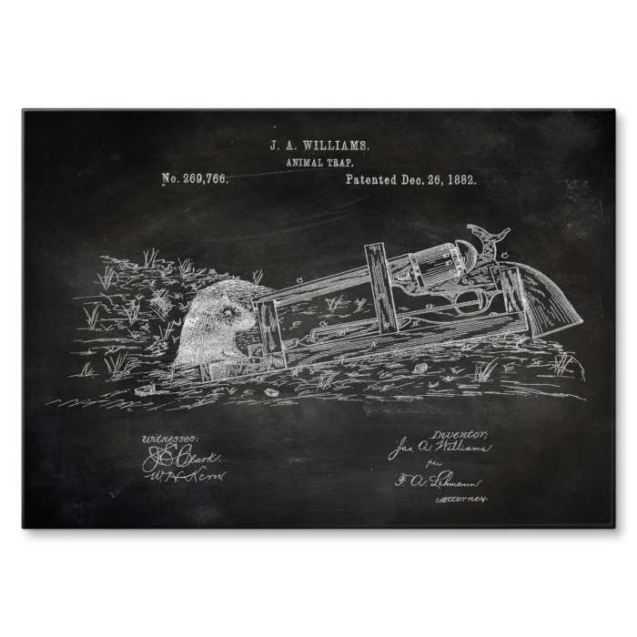 Poster metal Animal Trap Slate gift