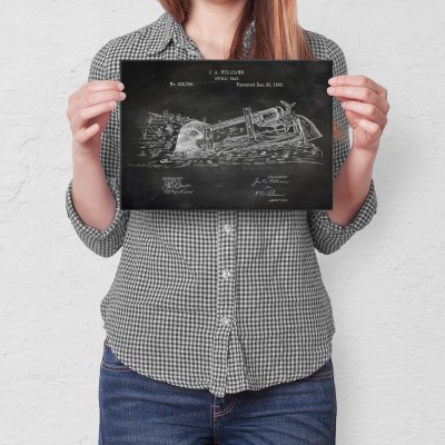 Plakat metalowy Animal Trap Slate Prezent