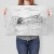 Poster metal Animal Trap Stone gift