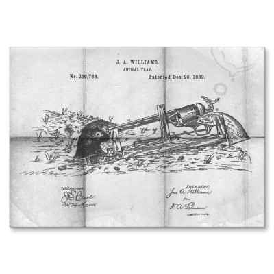 Plakat metalowy Animal Trap Daily Prezent