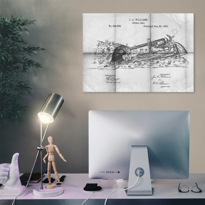 Poster metal Animal Trap Daily gift