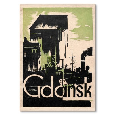 Poster metal Gdańsk gift