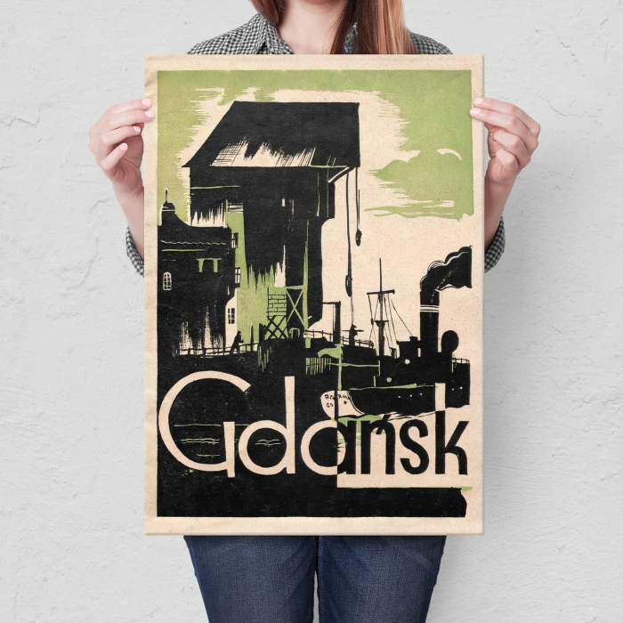 Plakat metalowy Gdańsk Prezent