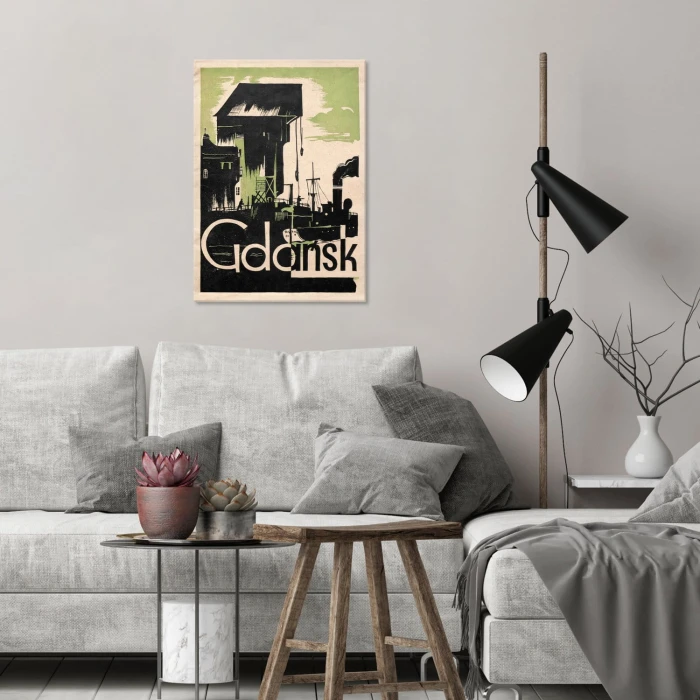 Plakat metalowy Gdańsk Prezent