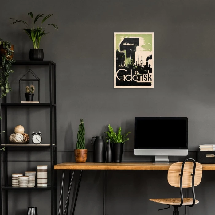 Plakat metalowy Gdańsk Prezent