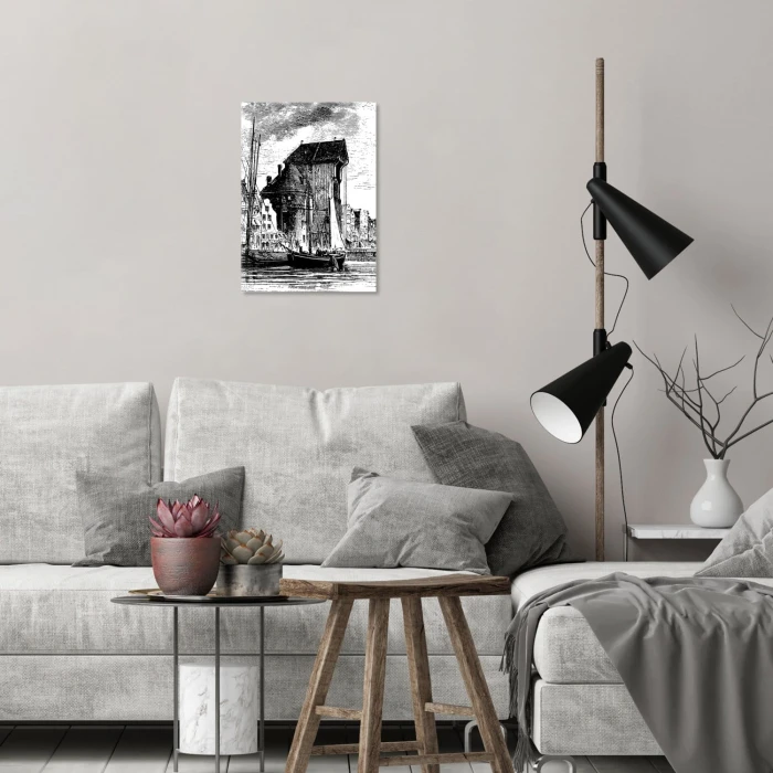 Poster metal Gdańsk 1874 r. gift