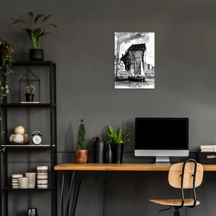 Poster metal Gdańsk 1874 r. gift