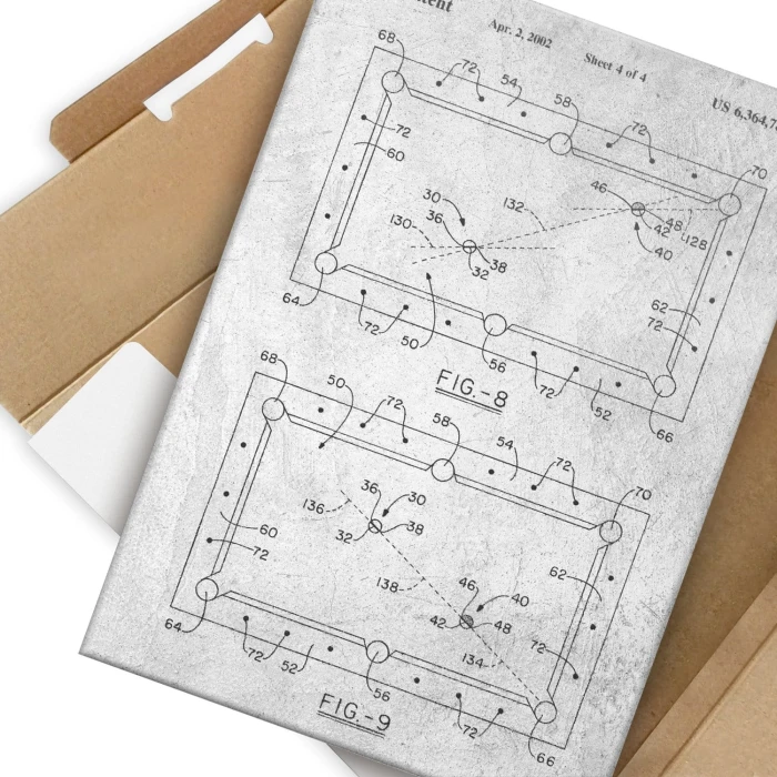 Plakat metalowy Billiard table Stone Prezent