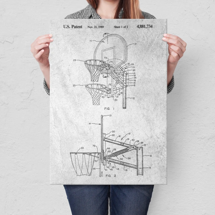 Poster metal Basketball sport Stone gift